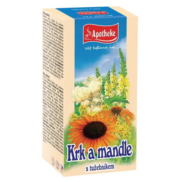 APOTHEKE Krk a mandle čaj 20x1,5 g