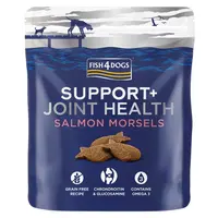 FISH4DOGS Pamlsky pro psy na podporu zdraví kloubů s lososovými kousky 225 g