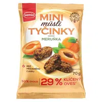 SEMIX Mini müsli tyčinky s meruňkami bez lepku 70 g