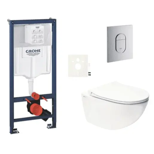 Závesný WC set do ľahkých stien / predstenová montáž SAT Infinitio SIKOGRSIN11A