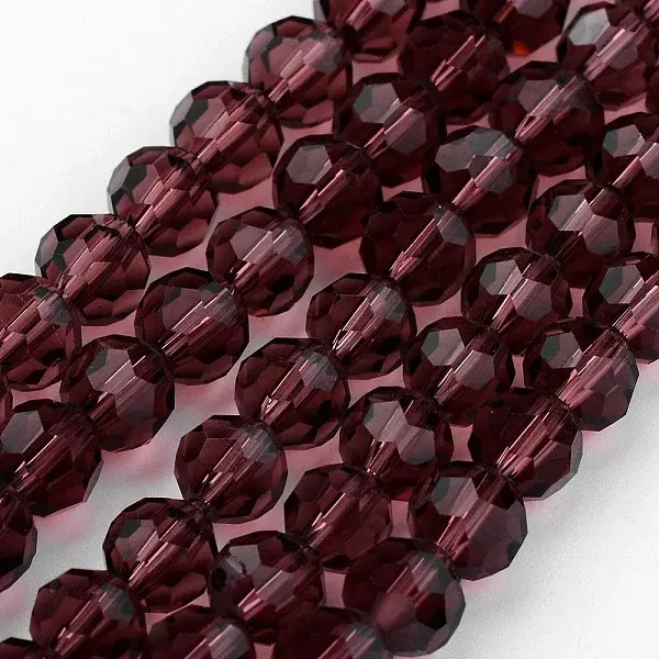 Transparent Glass Bead Strands