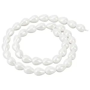 1 Strand Polished Shell Pearl Beads Strands