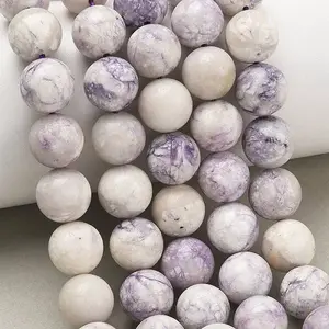 Dyed Natural Howlite Beads Strands