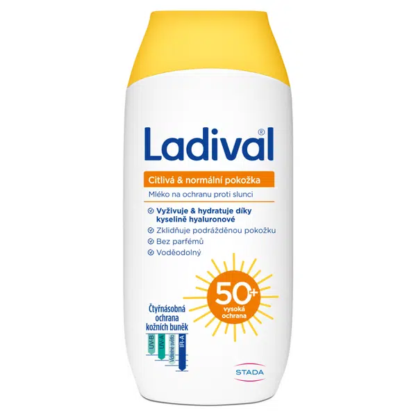LADIVAL Mléko na opalování Citlivá & Normální pokožka SPF50+ 200 ml