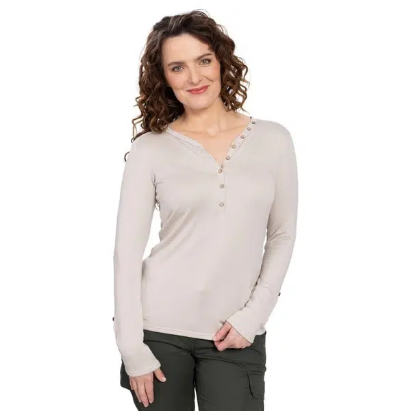 Bushman Dámské tričko Jasmine, béžové XXXL