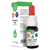 ZELENÁ ZEMĚ CBD 5% + CBG 2% konopný olej 10 ml