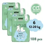 MUUMI BABY Walkers 6 Junior 12-20 kg měsíční balení kalhotkových eko plen 108 ks