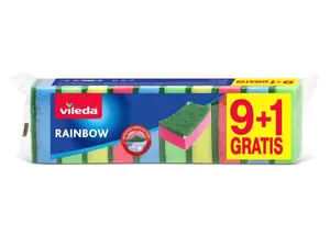 Houbička VILEDA Rainbow 173842  9+1ks