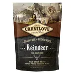 CARNILOVE Reindeer Grain Free granule pro psy, Hmotnost balení: 1,5 kg