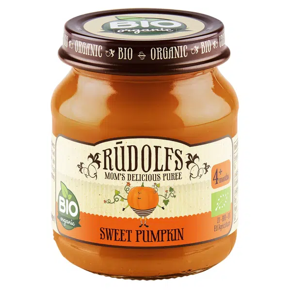 RUDOLFS Bio příkrm dýně 4m+ 120 g