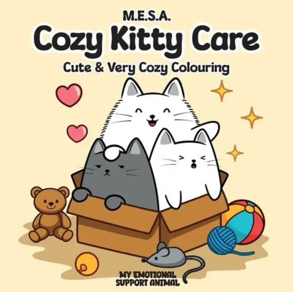Cozy Kitty Care: Cute & Very Cozy Colouring - M.E.S.A