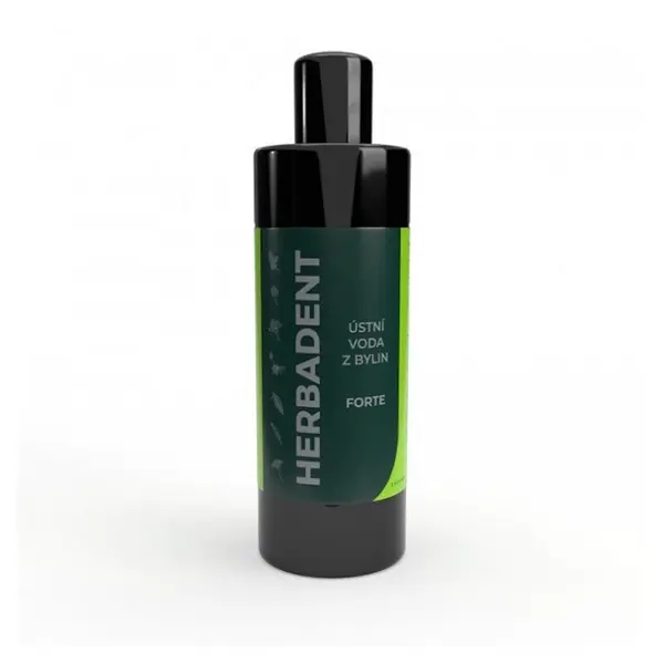 HERBADENT Forte Bylinná ústní voda s fluoridy 400 ml