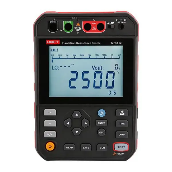 Tester izolačního odporu UNI-T UT512E