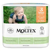 MOLTEX Pure & Nature Midi 4-9 kg  33 kusů