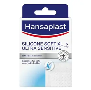 HANSAPLAST Silicone soft XL náplast 5 ks