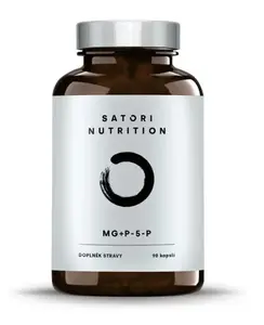 SATORI NUTRITION Magnesium Bisglycinát MG + P-5-P 90 kapslí