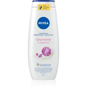 NIVEA Diamond & Argan Oil pečující sprchový gel 500 ml