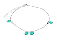 Silvego Ocelový řetízek na nohu Tricia KMM1756