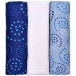 T-TOMI BIO Bamboo Diapers látkové pleny Spirales 70x70 cm 3 ks