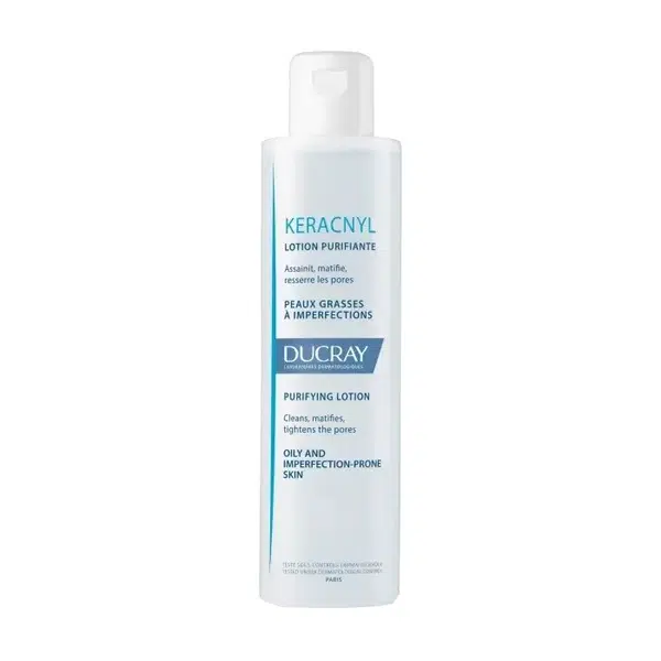 Ducray Čisticí pleťová voda pro problematickou pleť Keracnyl (Purifying Lotion) 200 ml