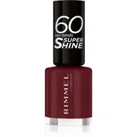Rimmel 60 Seconds Super Shine lak na nehty odstín 340 Berries And Cream 8 ml