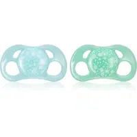 Twistshake Orthodontic 6m+ dudlík Blue+Green 2 ks