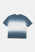 Dětské bavlněné tričko United Colors of Benetton modrá barva, 3NPDC10OL