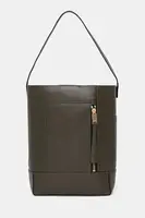 Kožená kabelka AllSaints ALBA HOBO