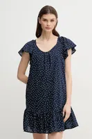 Bavlněné šaty Pepe Jeans DAFNE tmavomodrá barva, mini, PL953709