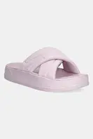 Pantofle Puma Leadcat Platform dámské, růžová barva, na platformě, 400340