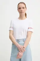 Bavlněné tričko PS Paul Smith bílá barva, W2R.G799.PP5100