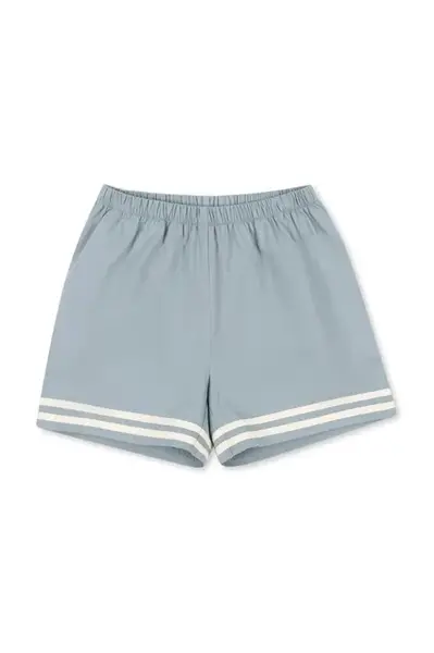 Dětské bavlněné šortky Konges Sløjd CELEBRATION SAILOR SHORTS GOTS modrá barva, hladké, KS103569
