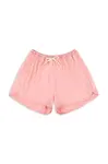 Kraťasy Konges Sløjd SHEENY SHORTS růžová barva, KS103161