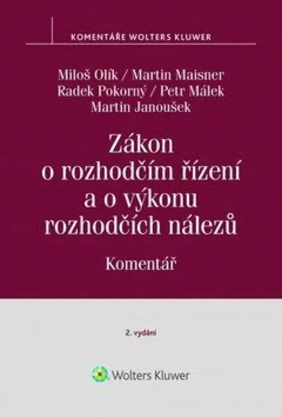 Zákon o rozhodčím řízení: Komentář - Miloš Olík
