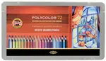 Pastelky Polycolor 72ks umělecké plech