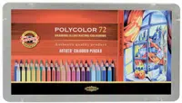 Pastelky Polycolor 72ks umělecké plech