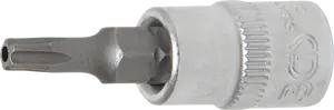 BGS technic Hlavice zástrčné 1/4" Torx TS, pěticípé s otvorem (různé velikosti) - BGS Profil: Torx, Velikost: TS25