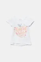 Bavlněné dětské tričko Guess