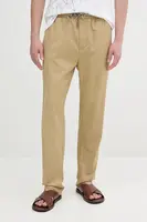 Kalhoty Guess AXEL pánské, béžová barva, M5GB79 WH4EA