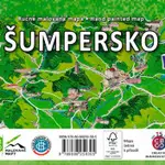 Šumpersko - Ručně malovaná mapa