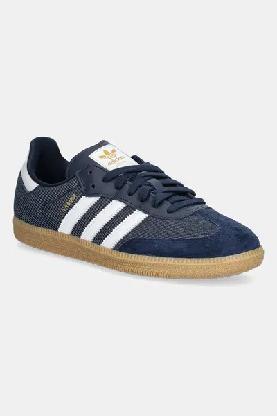 Tenisky adidas Originals Samba OG tmavomodrá barva, JQ6215