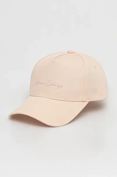 Bavlněná baseballová čepice Armani Exchange