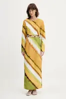 Šaty s příměsí lnu Never Fully Dressed