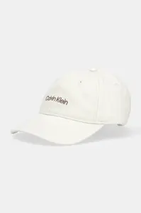 Calvin Klein Bavlněná baseballová čepice Calvin Klein