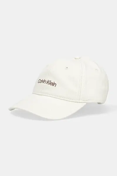 Bavlněná baseballová čepice Calvin Klein