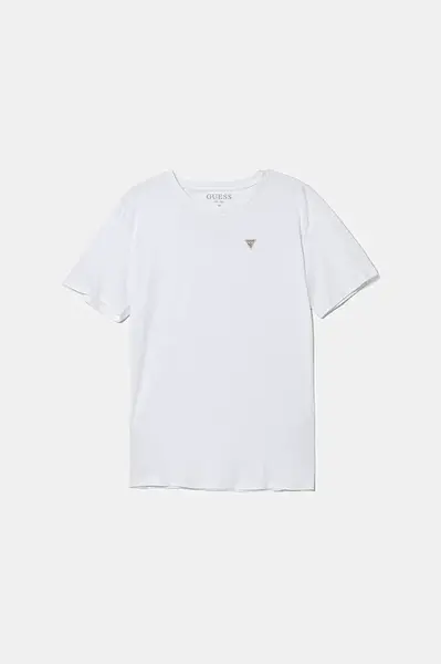 Dětské bavlněné tričko Guess bílá barva, L5YI38 K5M20