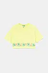Dětské bavlněné tričko United Colors of Benetton zelená barva, 3096C10PC