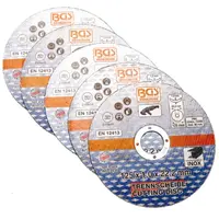 BGS Technic BGS 3936 Rozbrušovací kotouč na nerezovou ocel 125 x 1,0 x 22,2 mm. Sada 5 díl