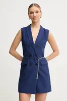 Šaty Marella Emme by Marella tmavomodrá barva, mini, 2515221092200