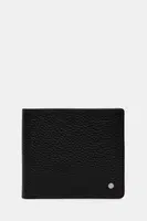 Kožená peněženka Geox WALLET černá barva, U35JFB 00046